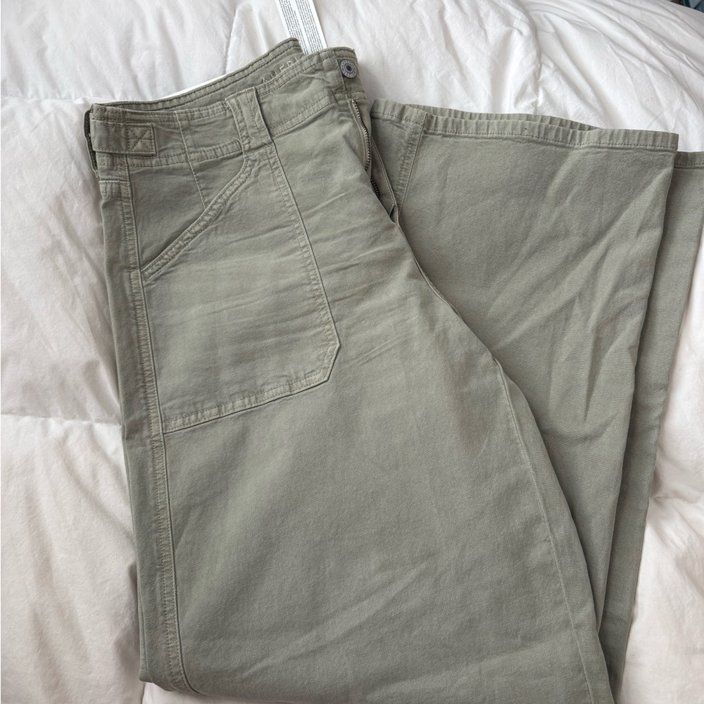 Women's Sage Green Chinos